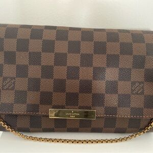 Louis Vuitton Brown Damier Clutch